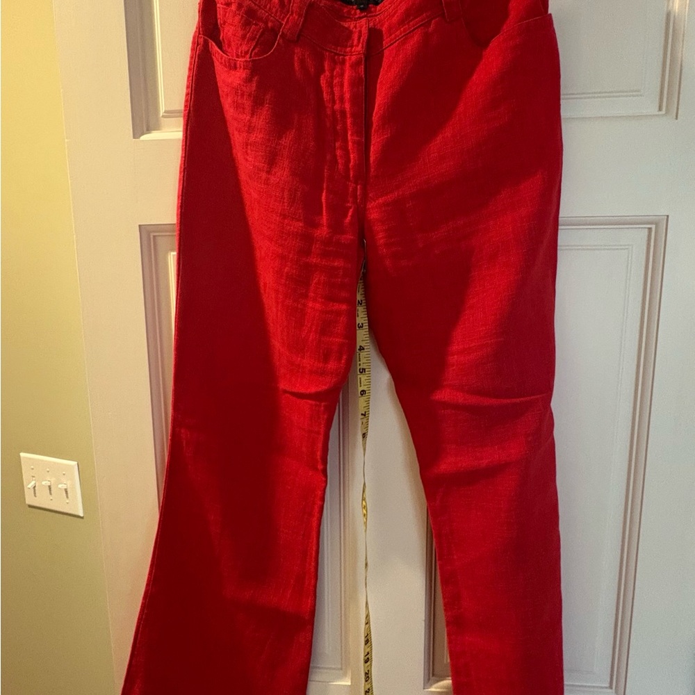 Vibrant Red Pants